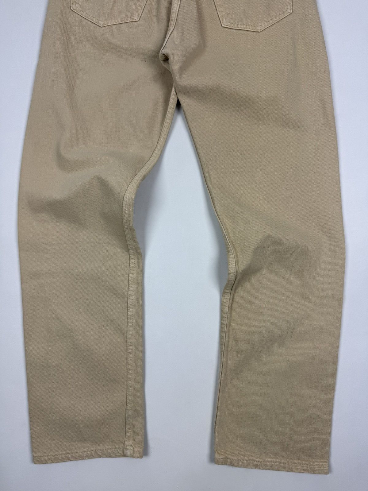 Levi's 1990’s Vintage Faded Levi’s 501 Beige Jeans Pants Size US 32 / EU 48 - 15 Thumbnail