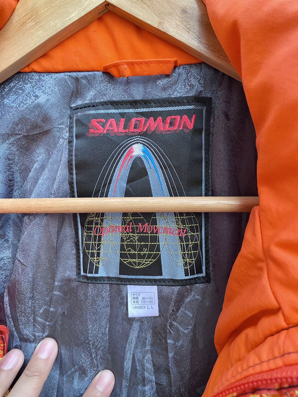 Salomon × Vintage Vintage Salomon Bomber Fire Jacket Size US L / EU 52-54 / 3 - 18 Thumbnail