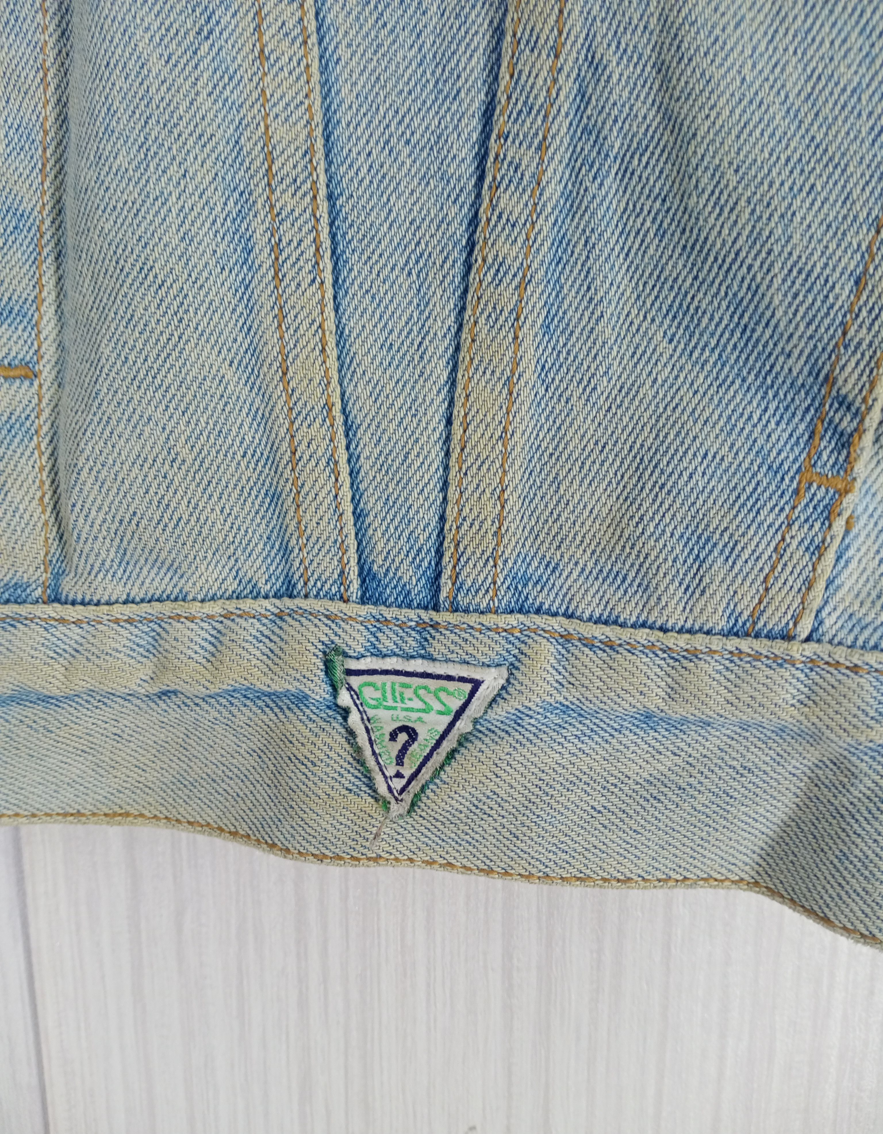 Georges Marciano Vintage 90s Guess Georges Marciano Sleeveless Denim Jacket Size US M / EU 48-50 / 2 - 4 Thumbnail
