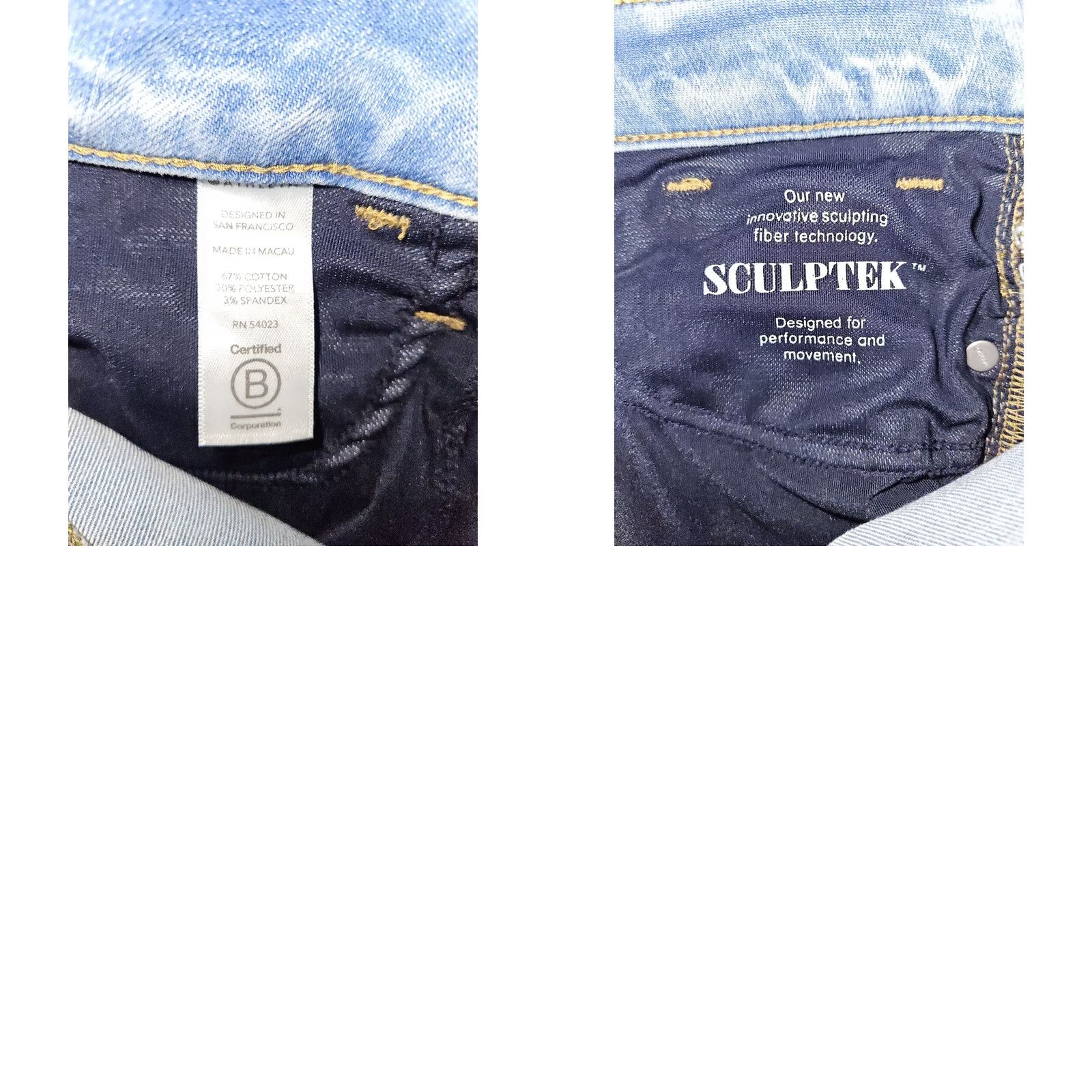Athleta Athleta Sculptek Straight Jeans Women's 6 Blue High Rise Medium Wash Denim Stretch Pockets Crop 25.5 Inseam Regular Fit City Hipster Preppy Womens Size 28" / US 6 / IT 42 - 8 Thumbnail