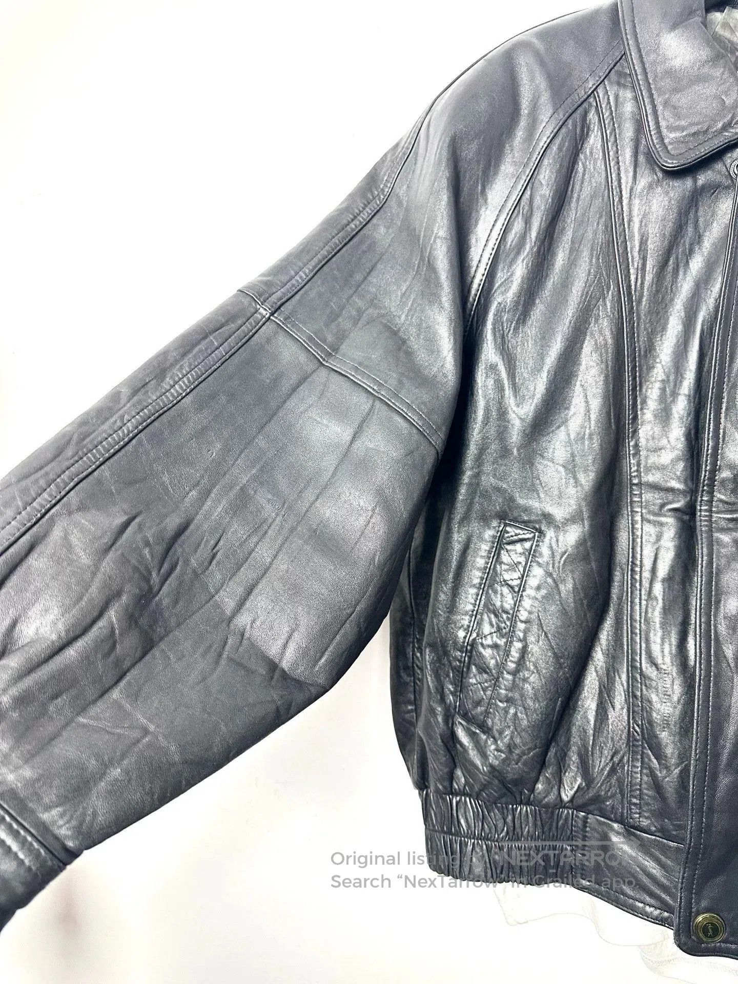 Saint Laurent Paris Vintage 90s Yves Saint Laurent Leather Jacket. Size US M / EU 48-50 / 2 - 4 Thumbnail
