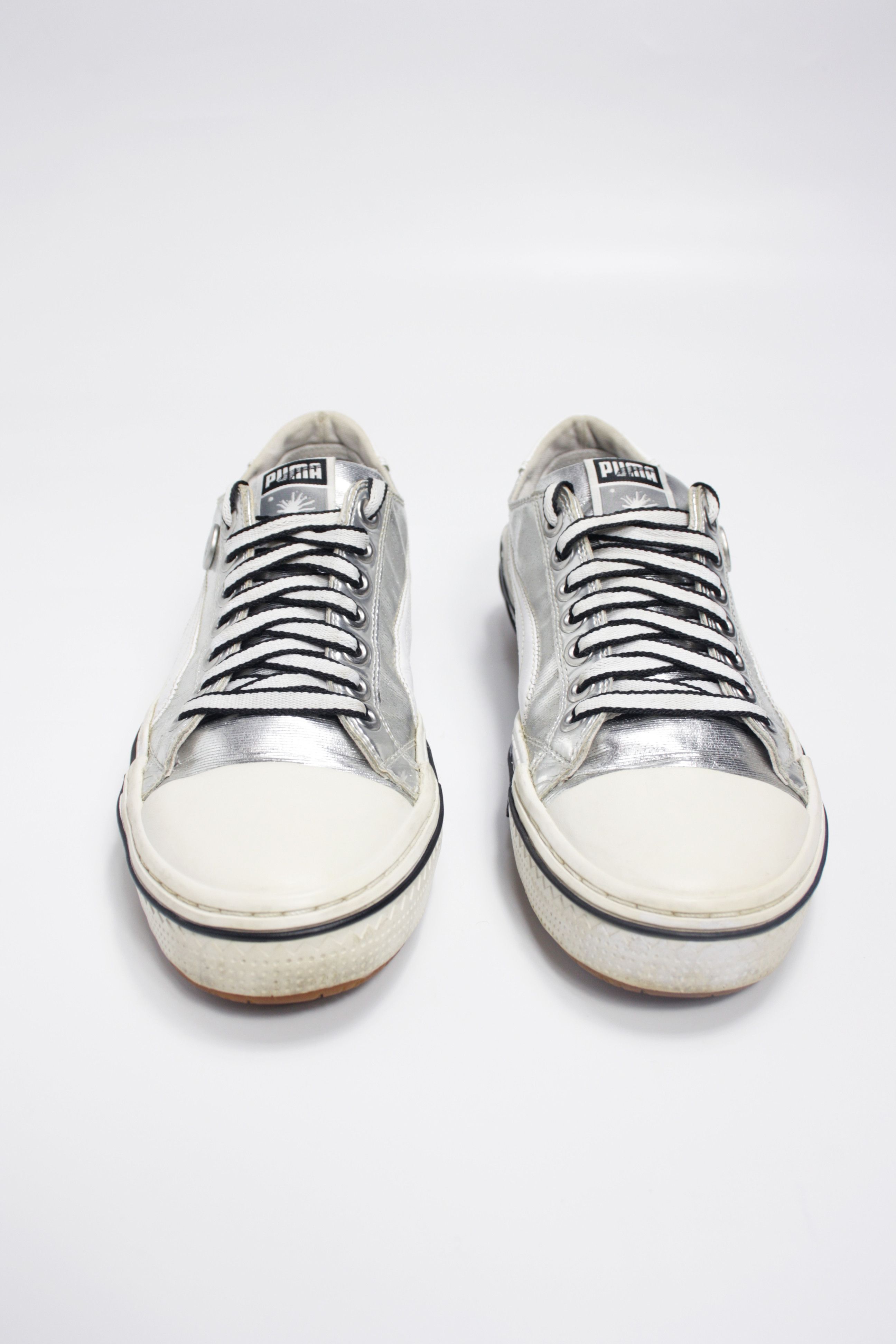 Maison MIHARA YASUHIRO Puma x Mihara Yasuhiro MY-41 Metallic Silver Y2K Trainers Size US 9 / IT 39 - 2 Thumbnail