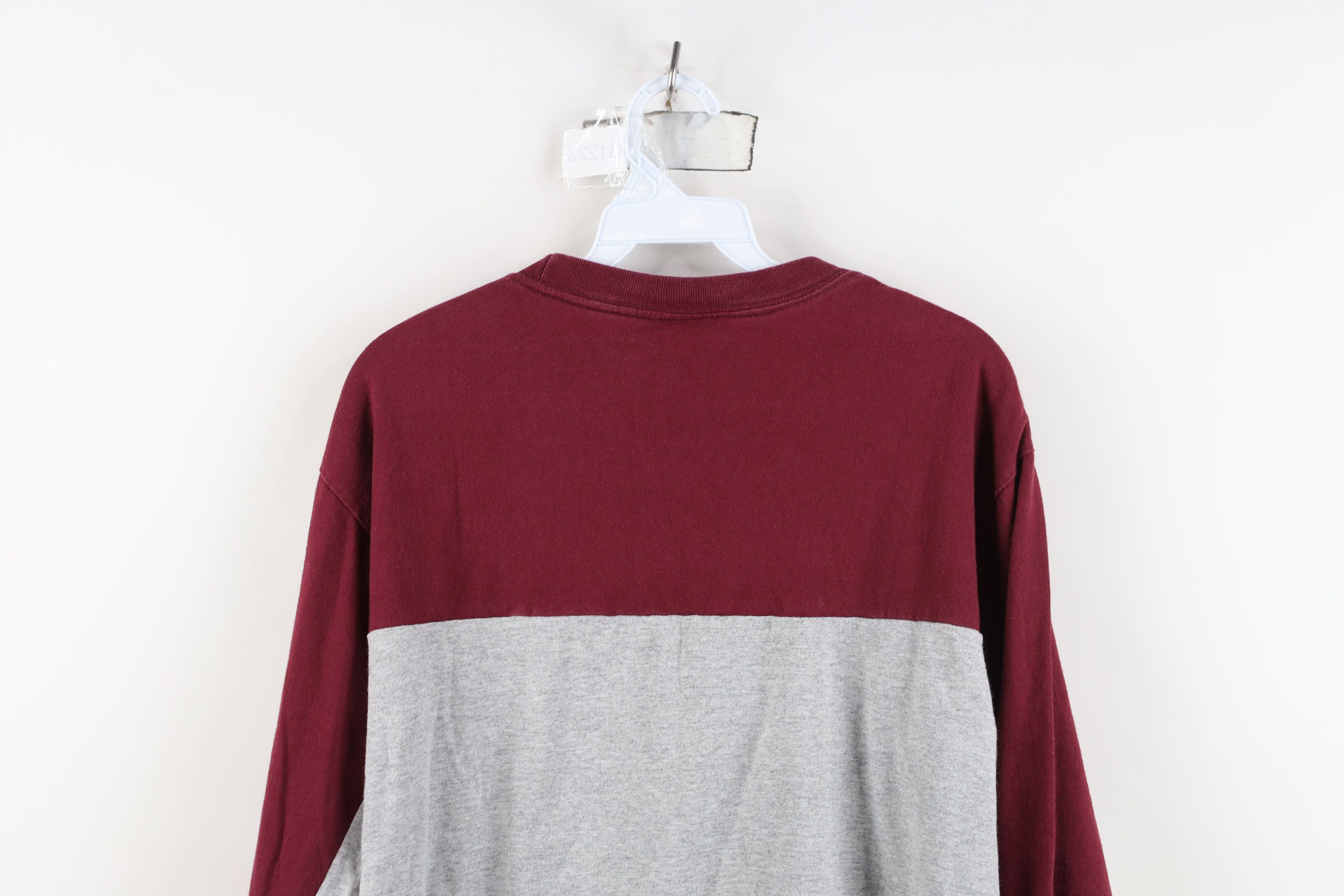 Vintage Vintage 90s Streetwear Block Long Sleeve T-Shirt Cotton Size US M / EU 48-50 / 2 - 13 Thumbnail