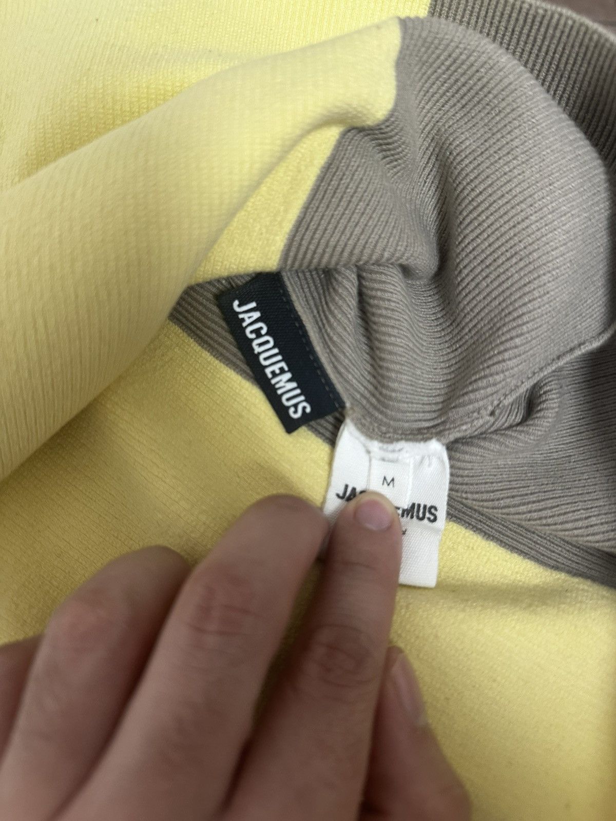 Jacquemus Jacquemus “Colza” Knitted T-shirt Size US M / EU 48-50 / 2 - 6 Thumbnail