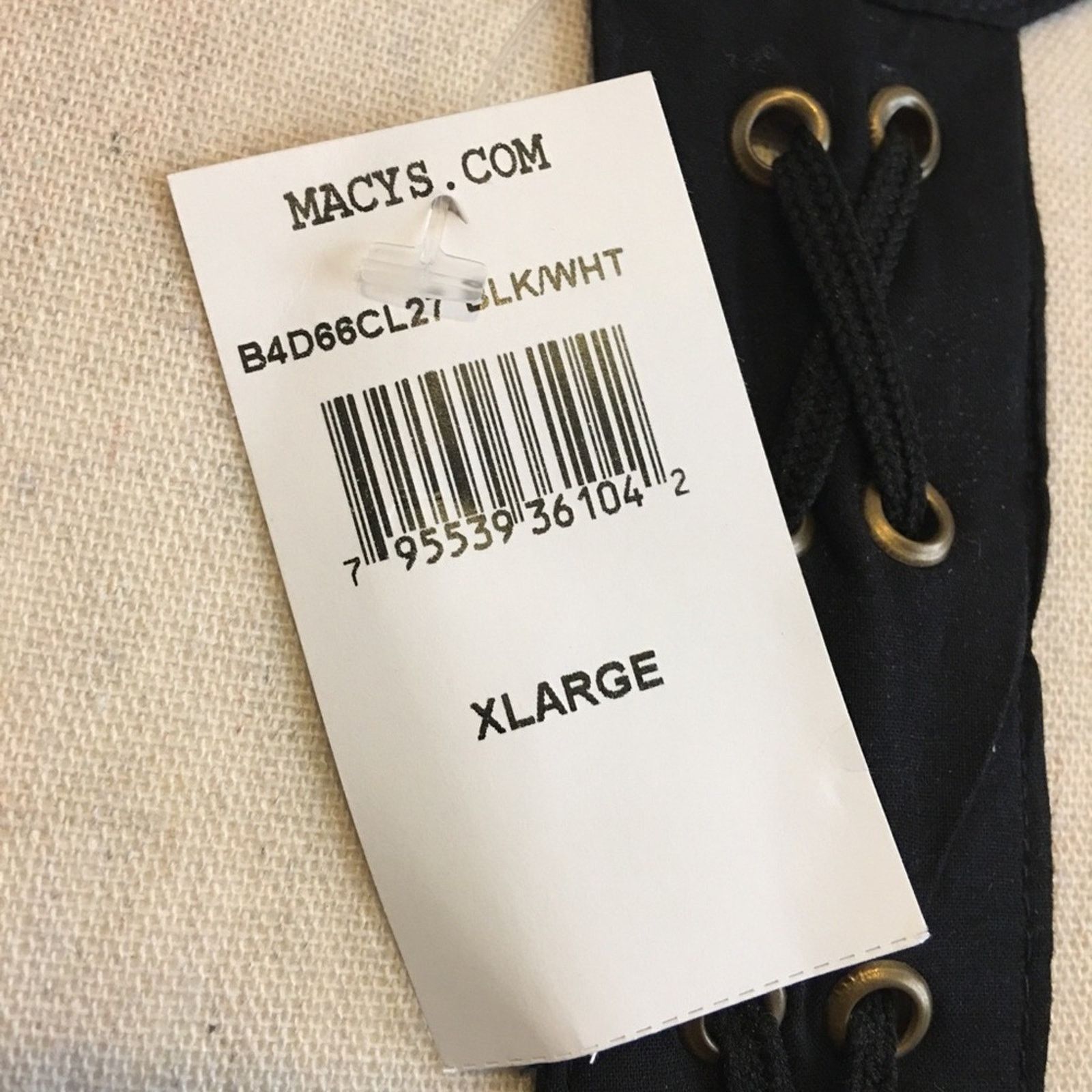 Designer Angie pattern grommet detail dress NWT XL Size XL / US 12-14 / IT 48-50 - 9 Thumbnail