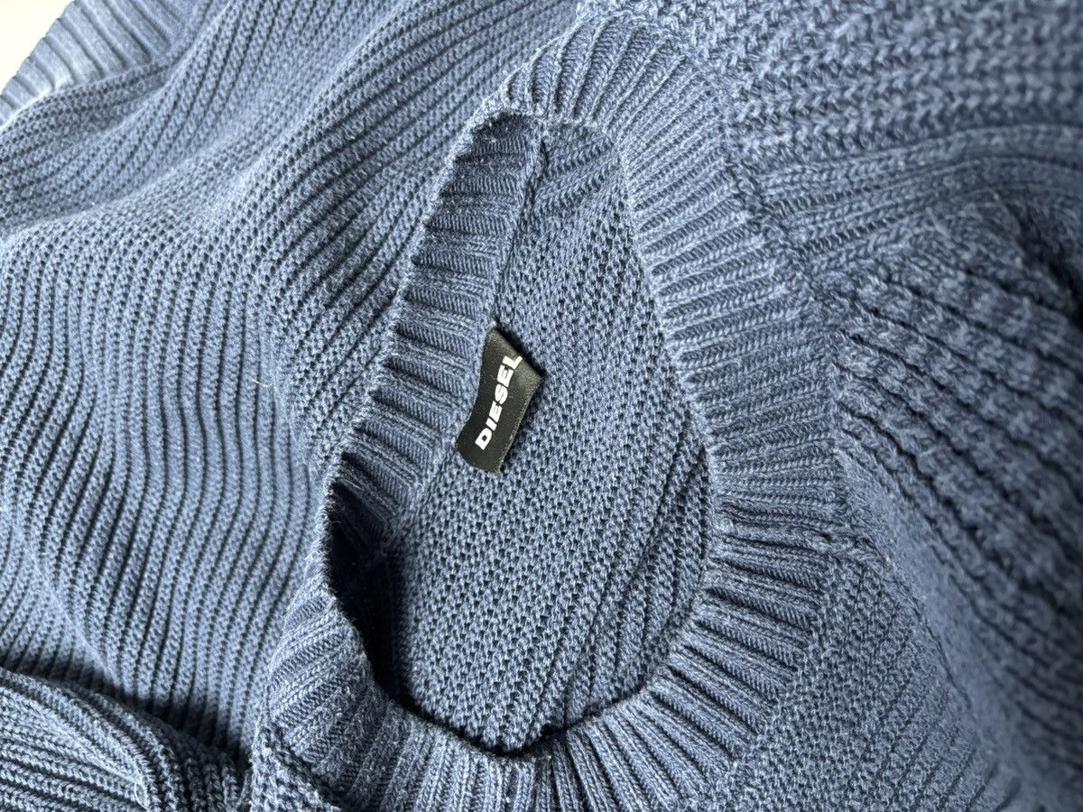 Diesel Vintage Diesel Style Y2K distressed faded sweater L-XL Size US M / EU 48-50 / 2 - 4 Thumbnail