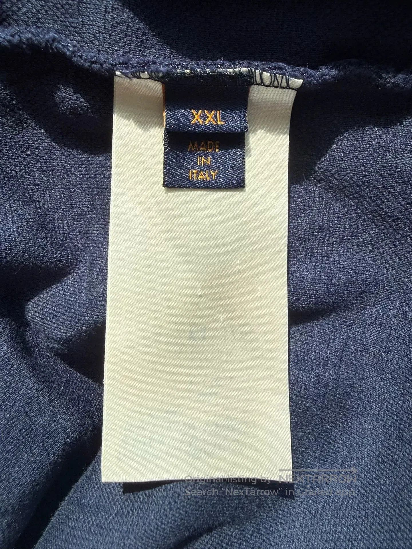 Louis Vuitton louis vuitton dark blue printed short sleeve tee. Size US XXL / EU 58 / 5 - 3 Thumbnail