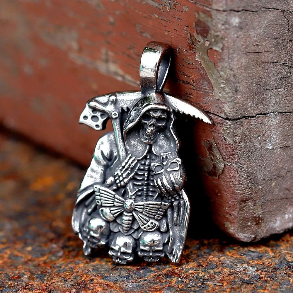Other Butterfly and Death Pendant Accessories Necklace Gifts Size ONE SIZE - 1 Thumbnail