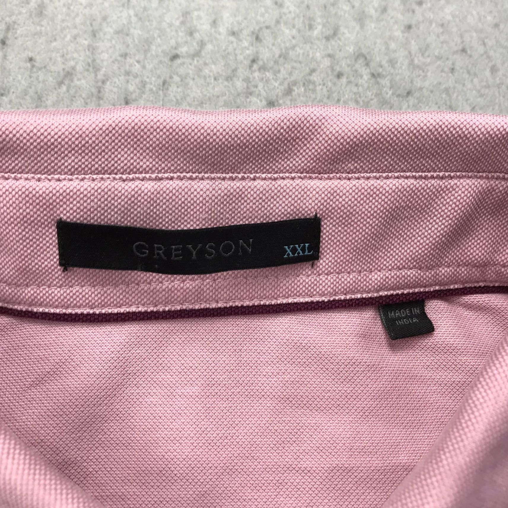 Vintage Greyson Polo Shirt Mens 2XL Pink Cotton Blend Long Sleeve Golf Preppy Logo 2000s Mens Polo Size US XXL / EU 58 / 5 - 4 Thumbnail