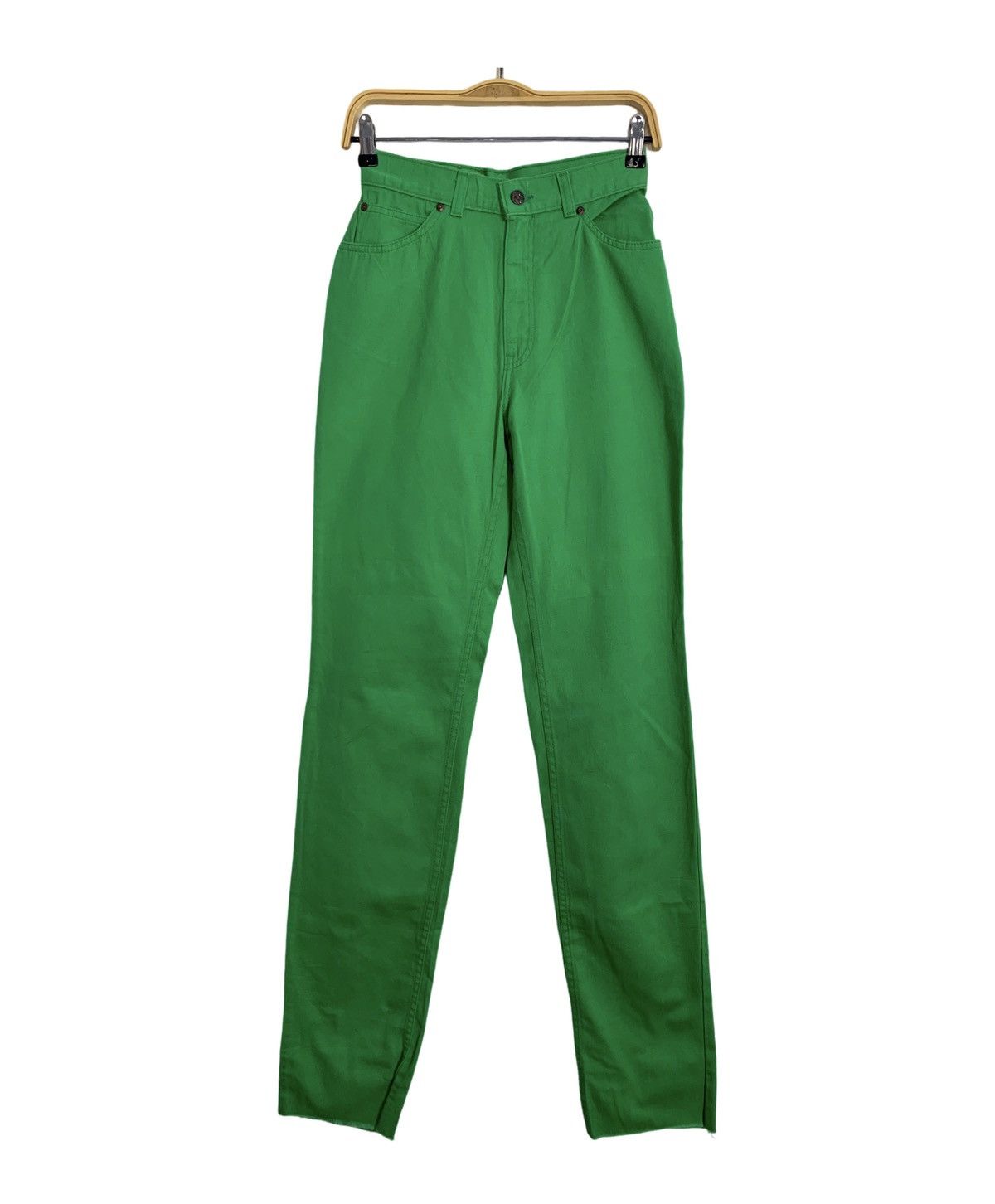 Levi's Levis 84’ Olympic Game US Green Denim Jeans Straight Cut Size 25" / US 0 / IT 36 - 1 Thumbnail