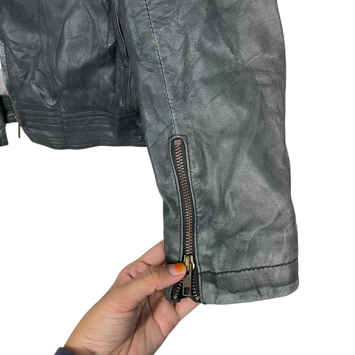 Japanese Brand Japanese Brand Mitsumine Motorcycle Biker Leather Jacket Size US S / EU 44-46 / 1 - 15 Thumbnail