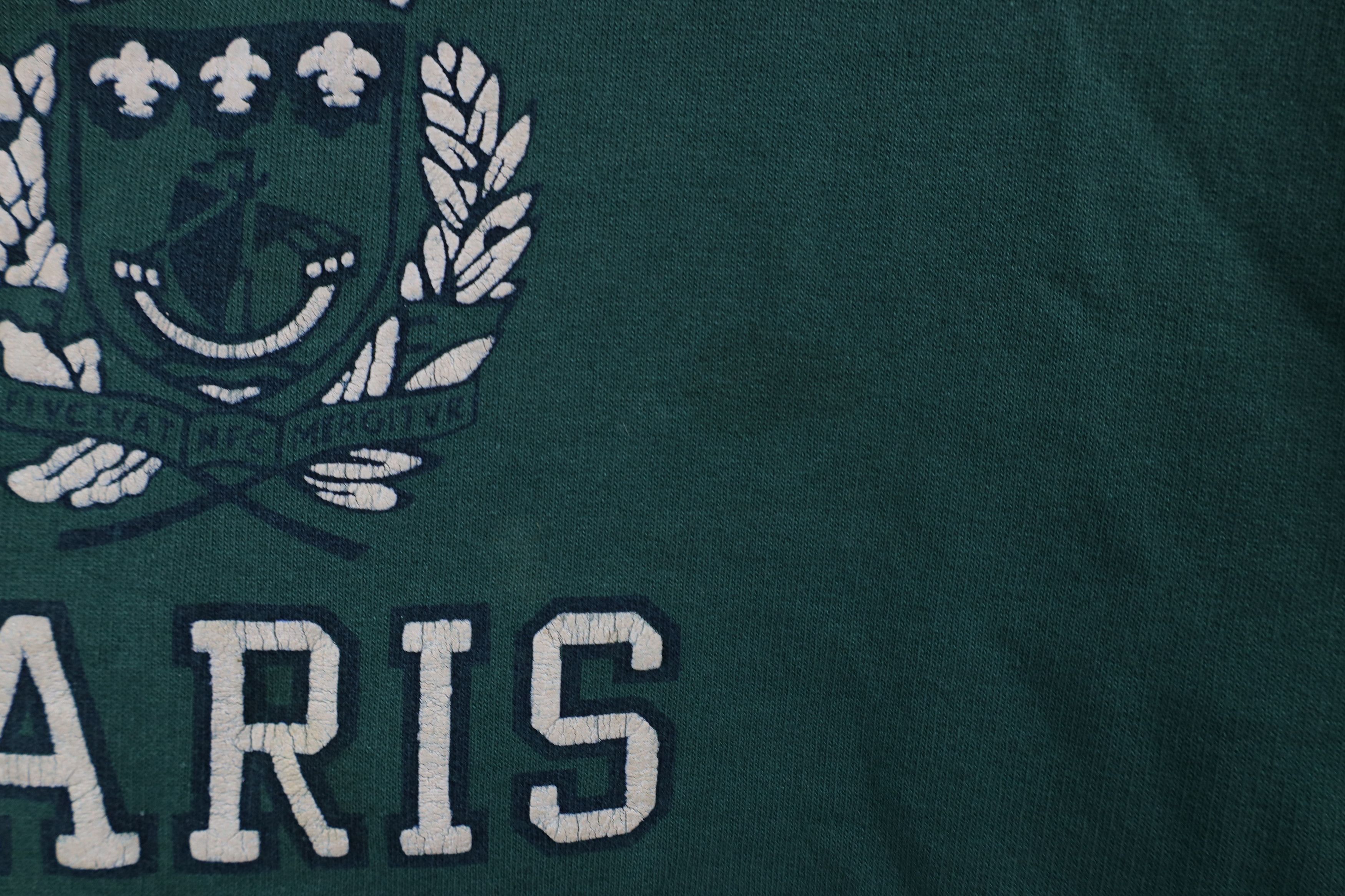 Vintage Vintage 90s Streetwear Fit University of Paris Sweatshirt Size US L / EU 52-54 / 3 - 6 Thumbnail