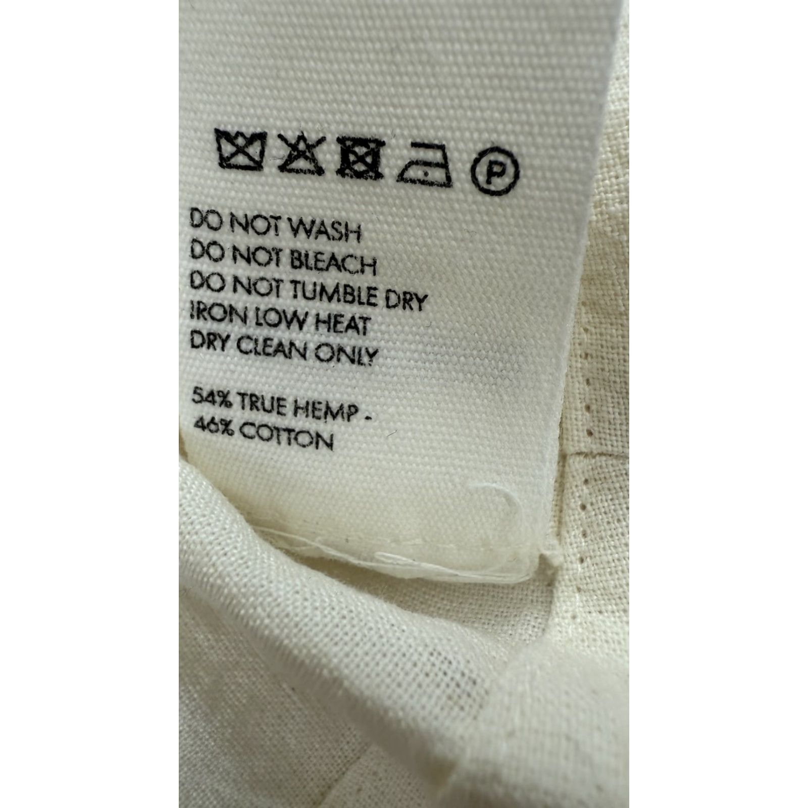 Jacquemus Jacquemus Womens Shirt Cropped Linen Blend 44 Ivory Minimalist French Designer Summer Size M / US 6-8 / IT 42-44 - 5 Thumbnail