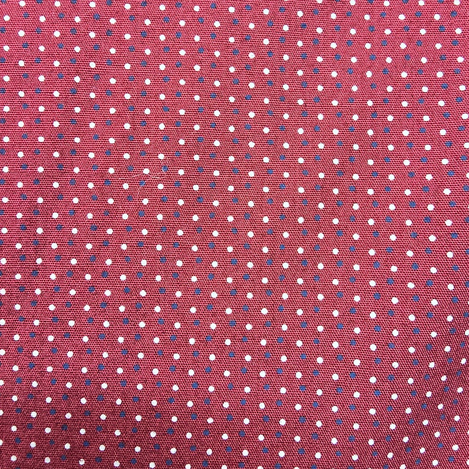Michael Kors Michael Kors Men Shirt Red Dot Print Contrast Flip Cuff L Size US L / EU 52-54 / 3 - 6 Thumbnail
