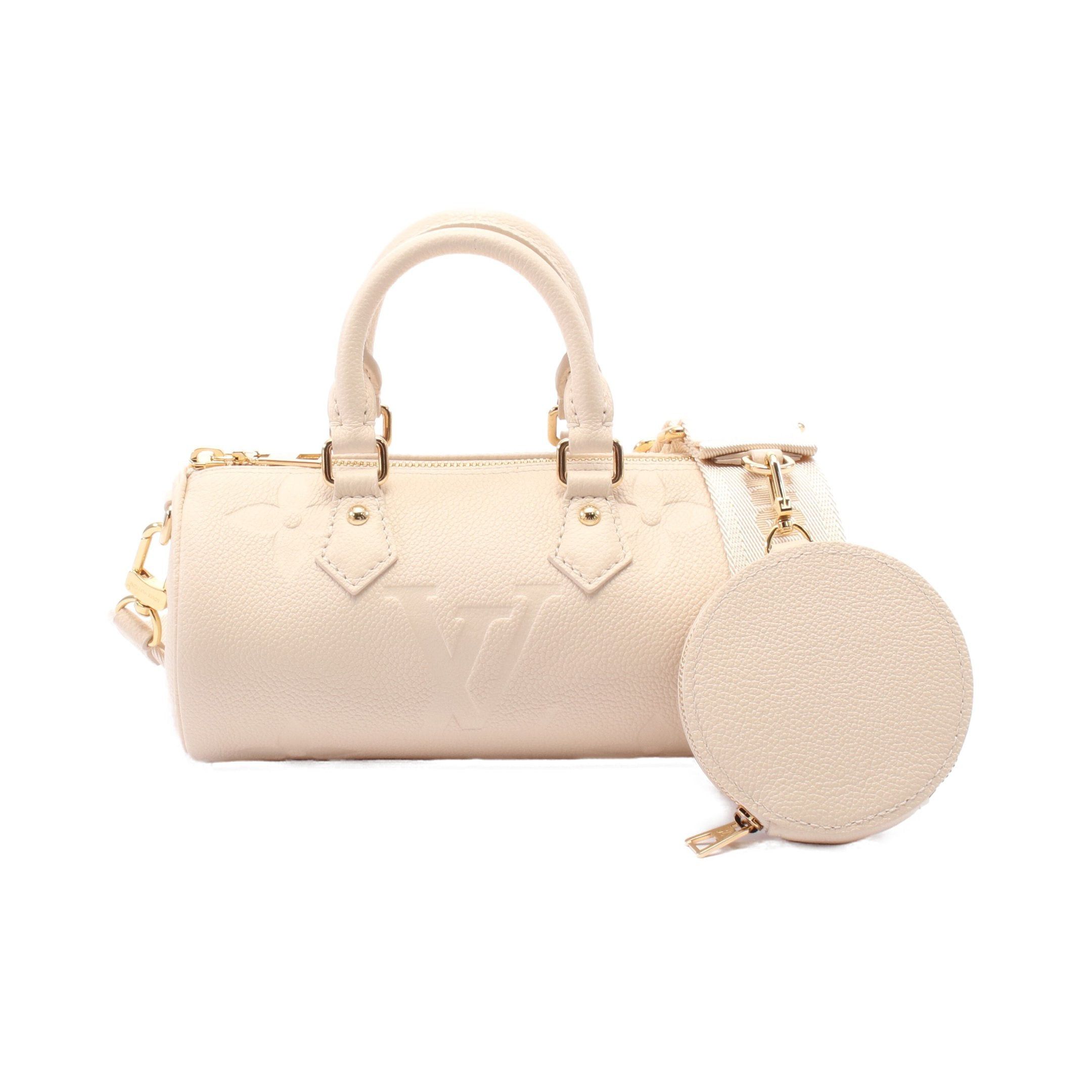 Louis Vuitton Louis Vuitton Papillon Bb Monogram Empreinte Claim Handbag Leather Ivory Size ONE SIZE - 1 Thumbnail