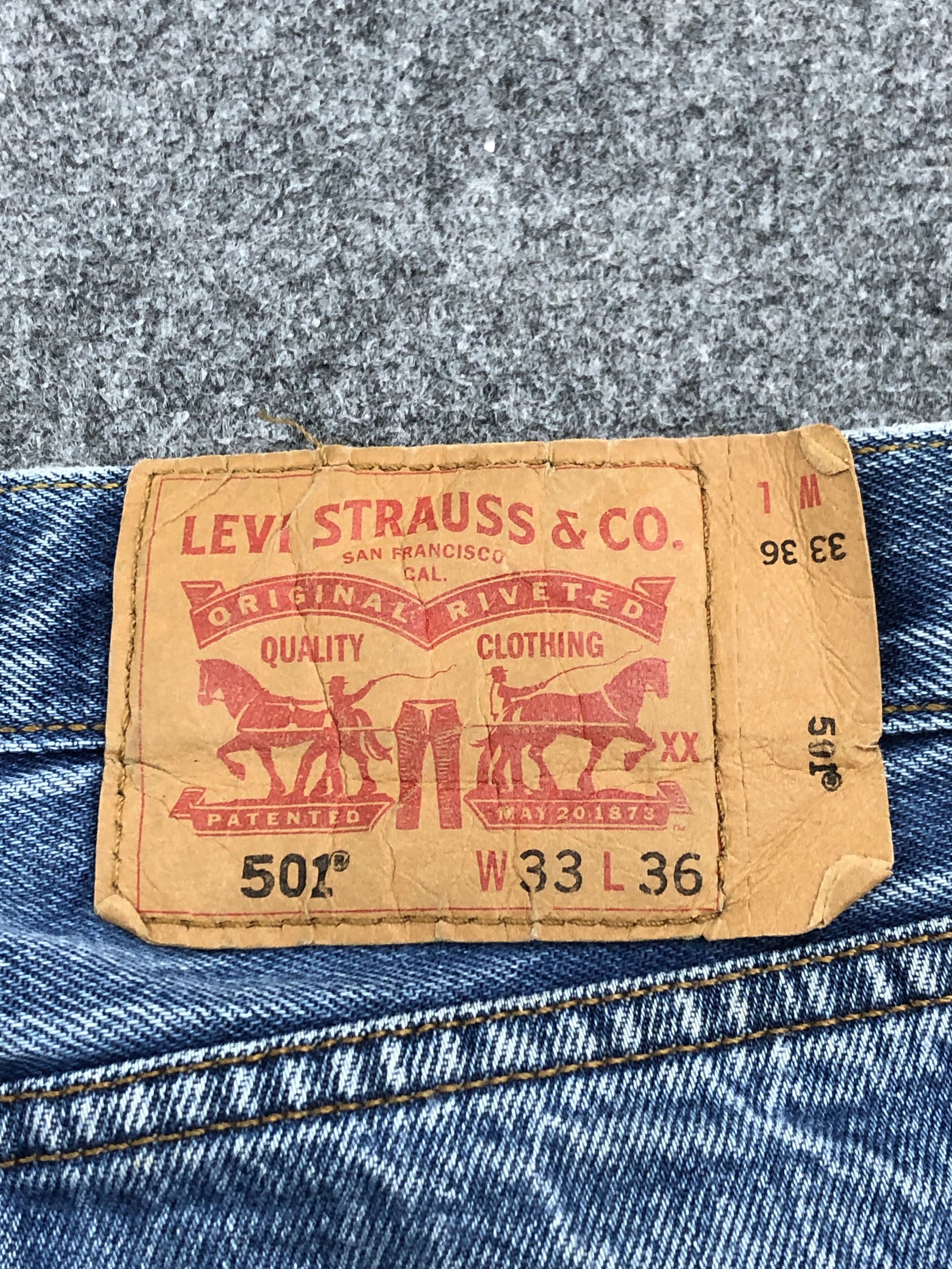 Levi's × Vintage Vintage Levis 501 Stone Washed Denim Jeans Size US 30 / EU 46 - 5 Thumbnail