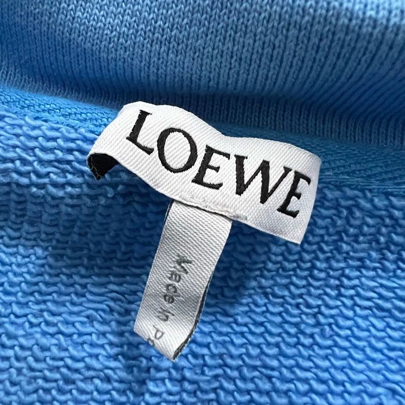 Loewe LOEWE Blue leather logo short jacket Size M / US 6-8 / IT 42-44 - 3 Thumbnail