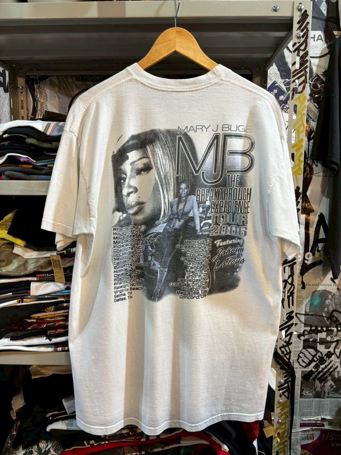 Band Tees Mary J Blige tour 2006 Size US XL / EU 56 / 4 - 3 Thumbnail