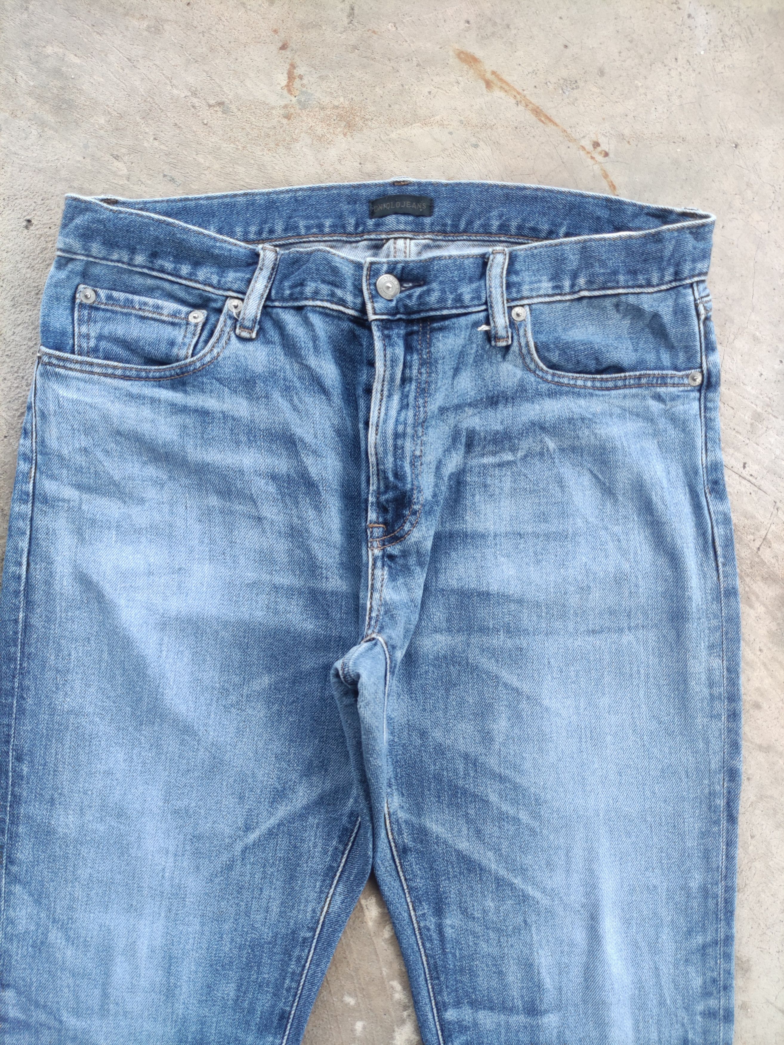 Japanese Brand Vintage Japanese Jean Distressed Faded Denim Size US 35 - 3 Thumbnail