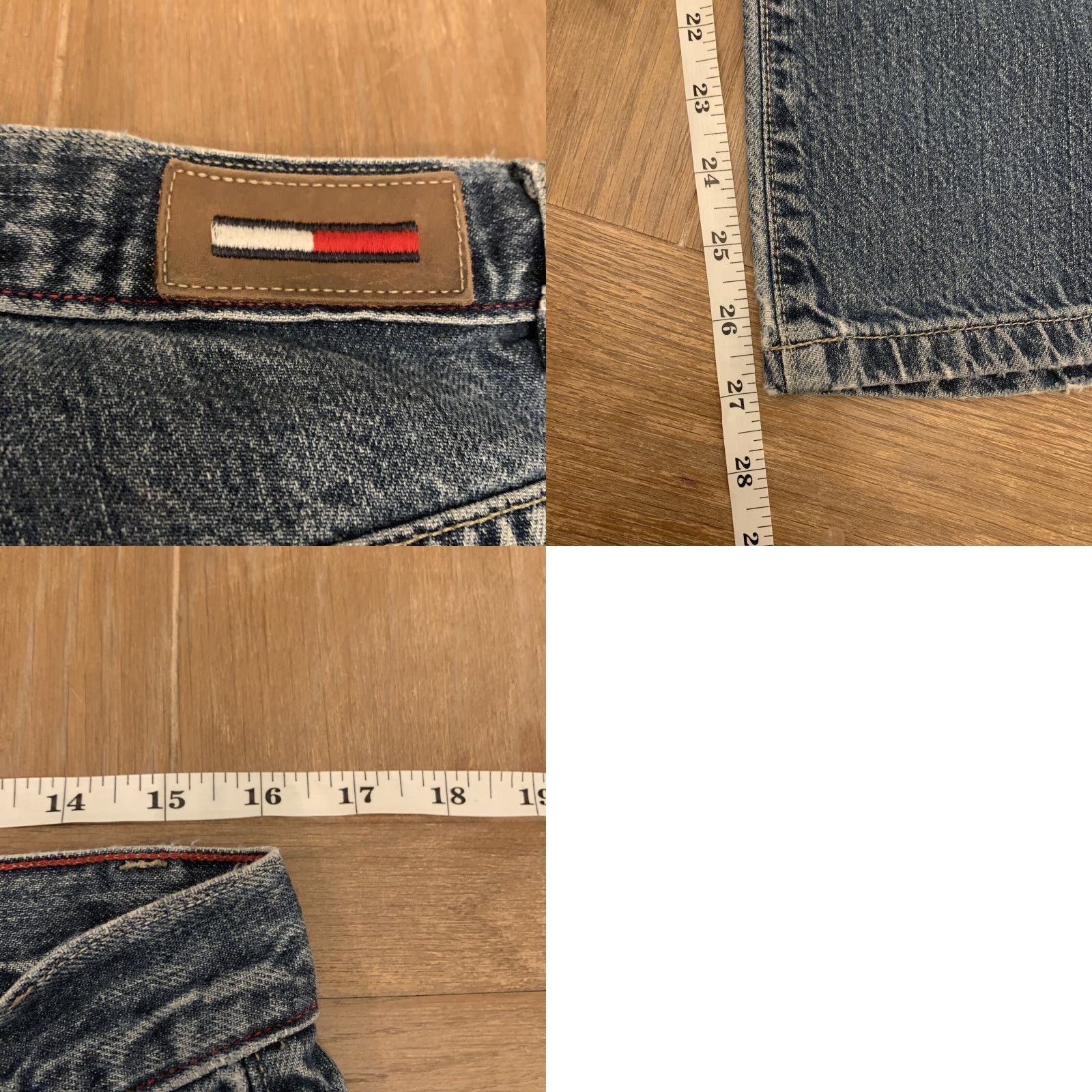Tommy Hilfiger VINTAGE Tommy Hilfiger Jeans Women Size 12 Light Wash Boyfriend 100% Cotton 2000s Blue Size 34" / US 12 / IT 48 - 8 Thumbnail