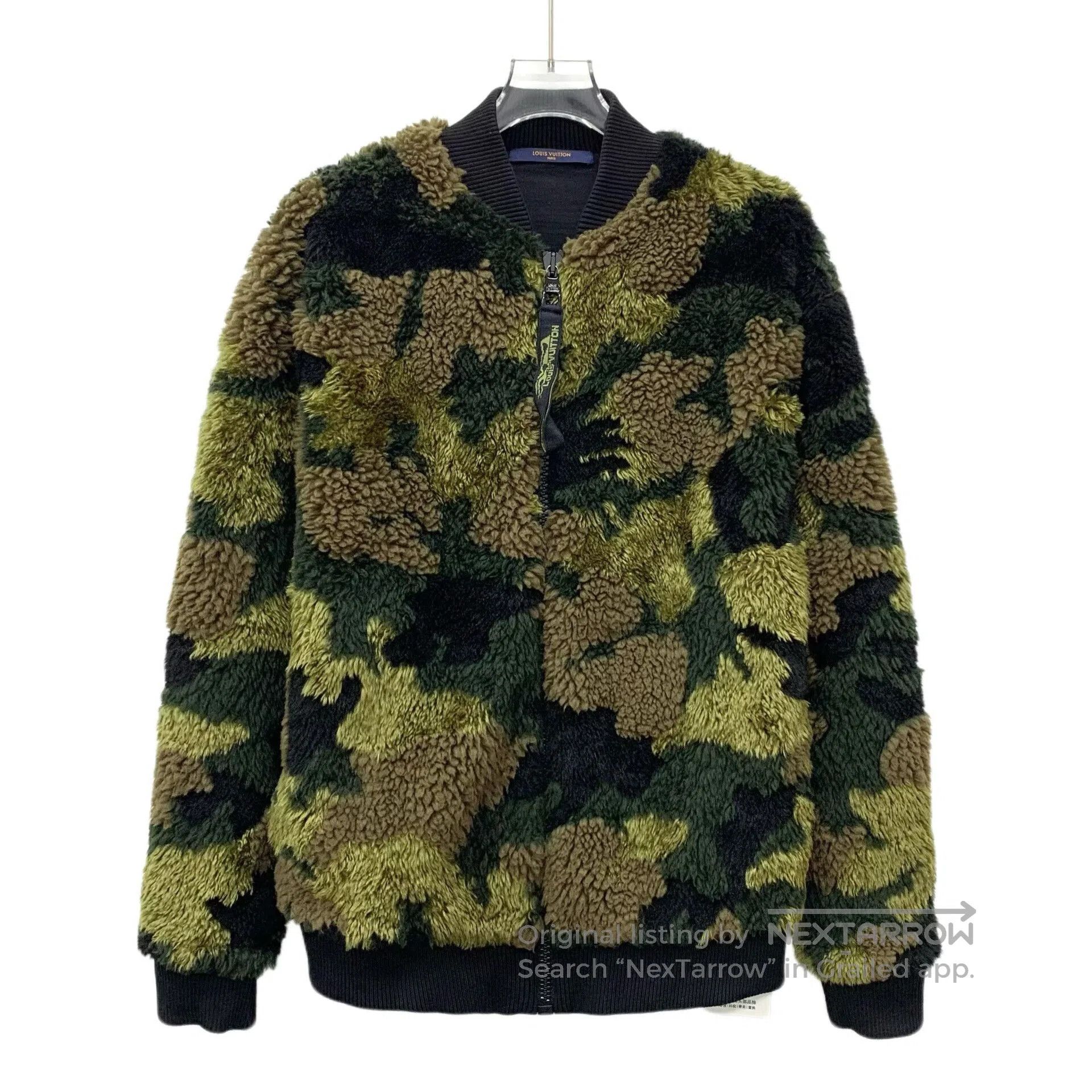 Louis Vuitton louis vuitton camo teddy jacket with zipper. Size US S / EU 44-46 / 1 - 1 Thumbnail