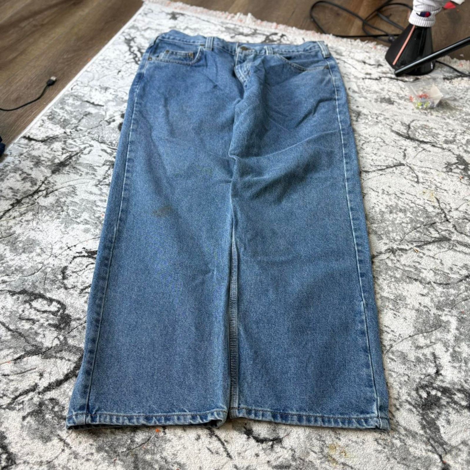 Carhartt carhartt blue denim carpenter jeans 38x30 Size US 38 / EU 54 - 4 Thumbnail