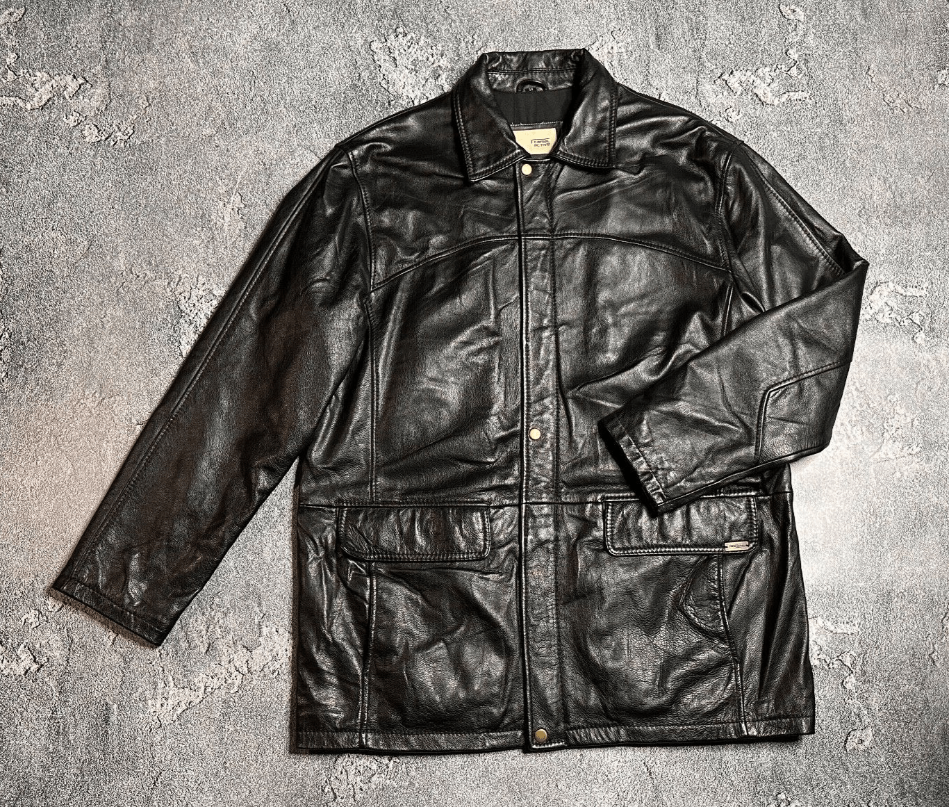 camel active Camel Active men's leather jacket 54 Size US XXL / EU 58 / 5 - 1 Thumbnail