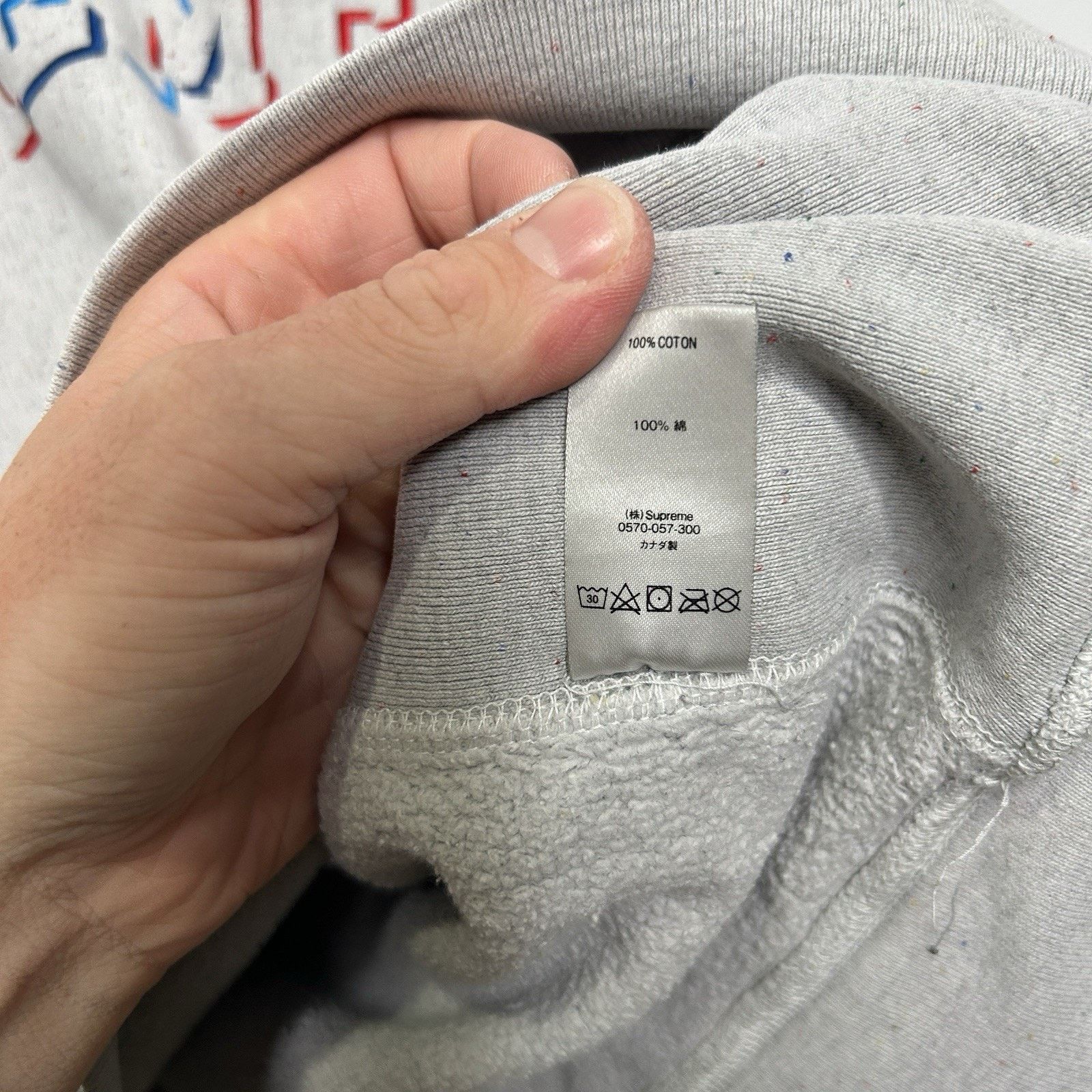 Supreme Supreme Drop Shadow Hooded Sweatshirt “Heather Gray” FW20 Size US M / EU 48-50 / 2 - 10 Thumbnail