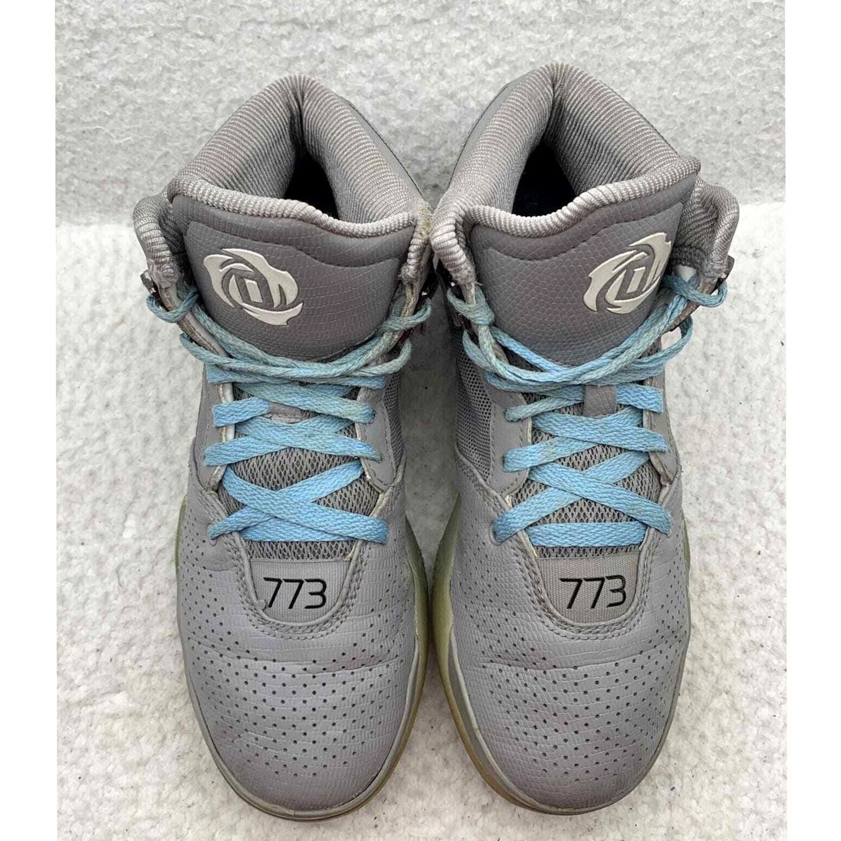 Adidas Adidas Derrick Rose Sneakers Mens 6.5 Gray D69432 Ballers Beaters Size US 8 / EU 41 - 4 Thumbnail