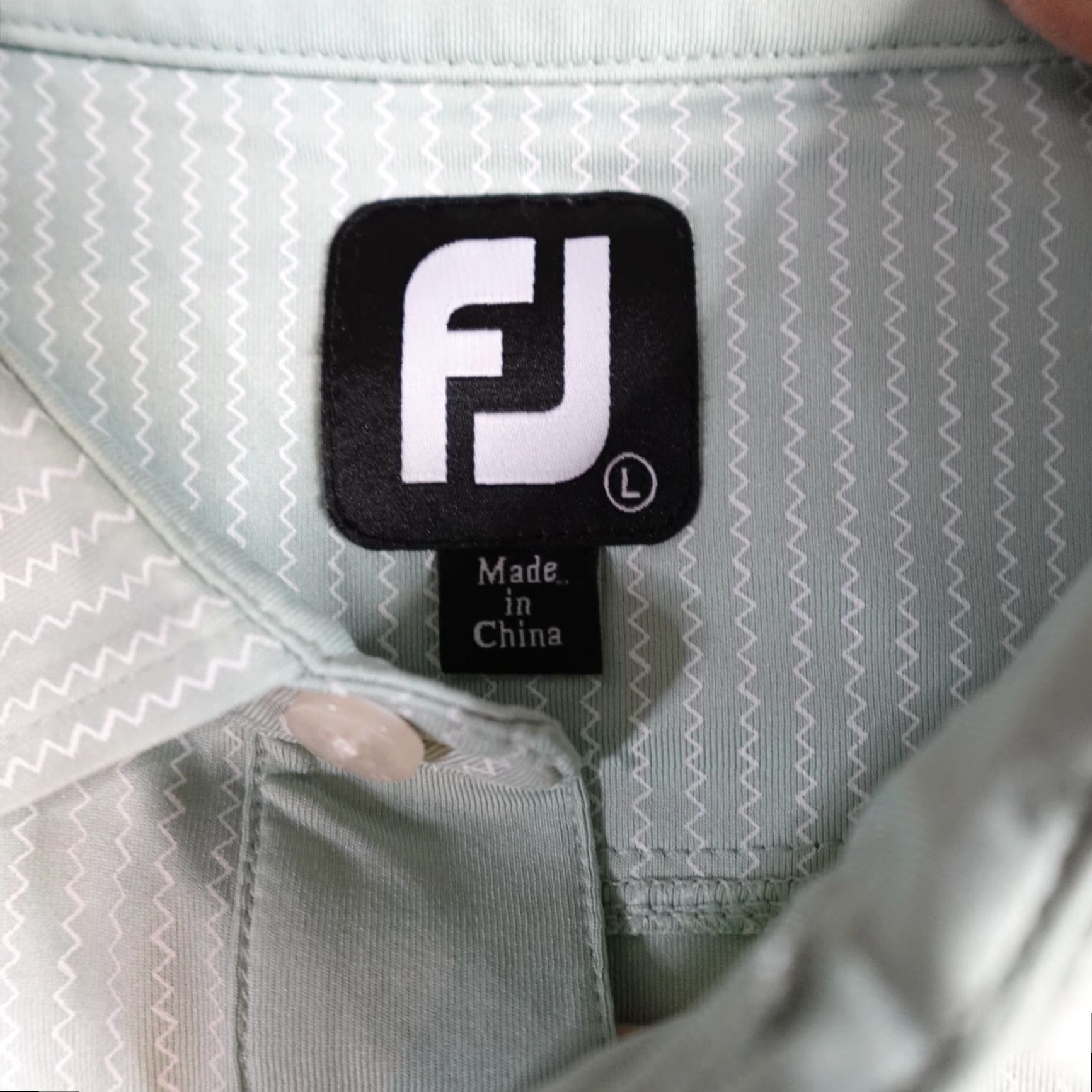 Footjoy FootJoy Polo Shirt Men L Blue Striped Embroidered Performance Golf Shirts Size US L / EU 52-54 / 3 - 4 Thumbnail