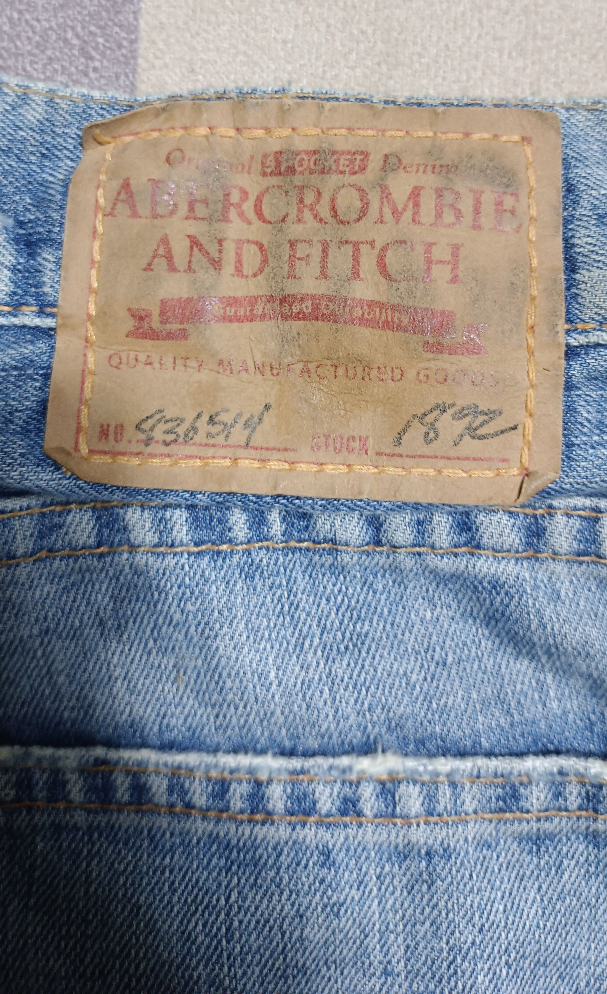 Abercrombie & Fitch × If Six Was Nine × Japanese Brand Extra Heavy Ounce Abercrombie Fitch 5 pocket Size US 34 / EU 50 - 15 Thumbnail