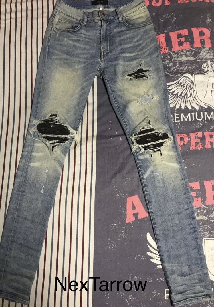 Amiri Amiri Blue Cashew Jeans 2412-Nextarrow Size US 29 - 1 Thumbnail