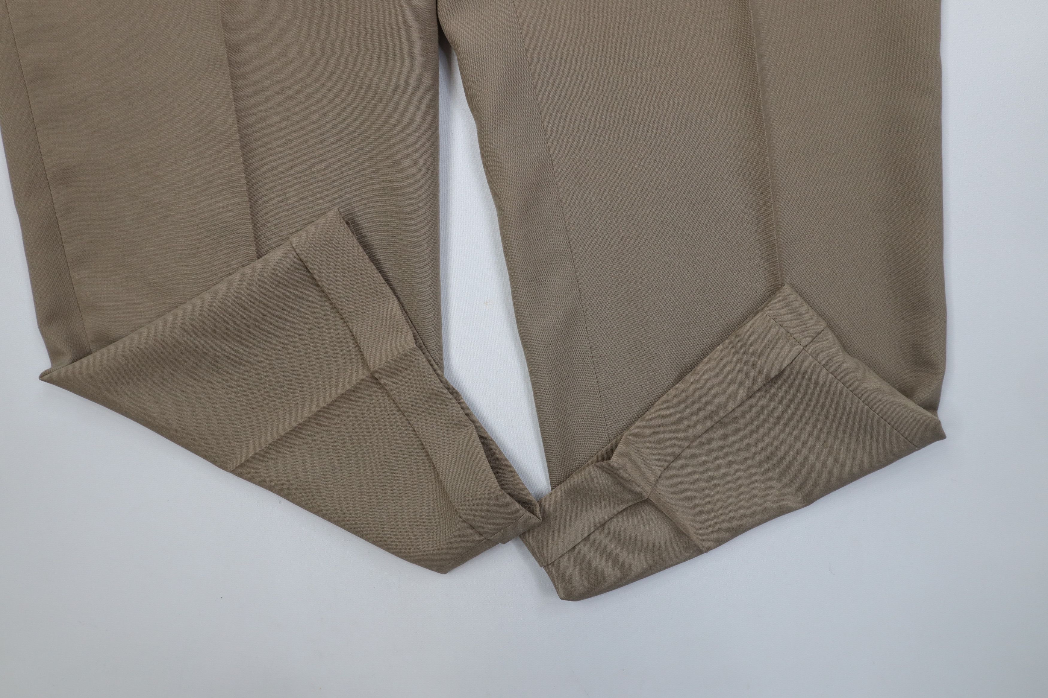 Vintage Vintage 90s Streetwear Wide Leg Chino Pants Beige USA Size US 38 / EU 54 - 5 Thumbnail