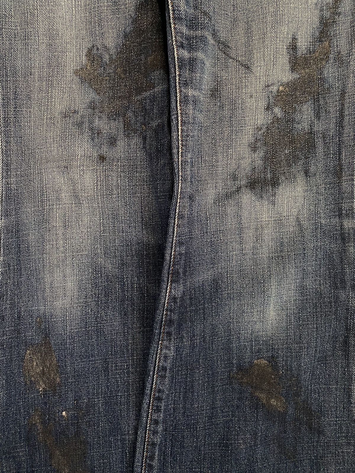Tornado Mart Tornado Mart - Paint Coated Backlace Flare Denim Size US 31 - 2 Thumbnail