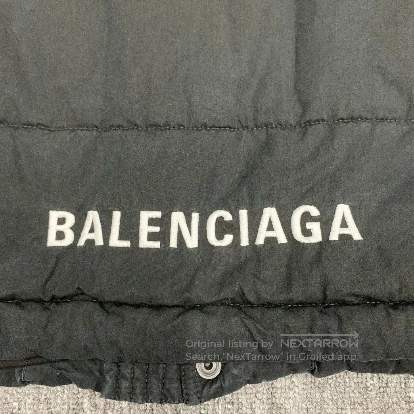 Balenciaga Balenciaga Black Back Logo Puffer Coat. Size US S / EU 44-46 / 1 - 9 Thumbnail