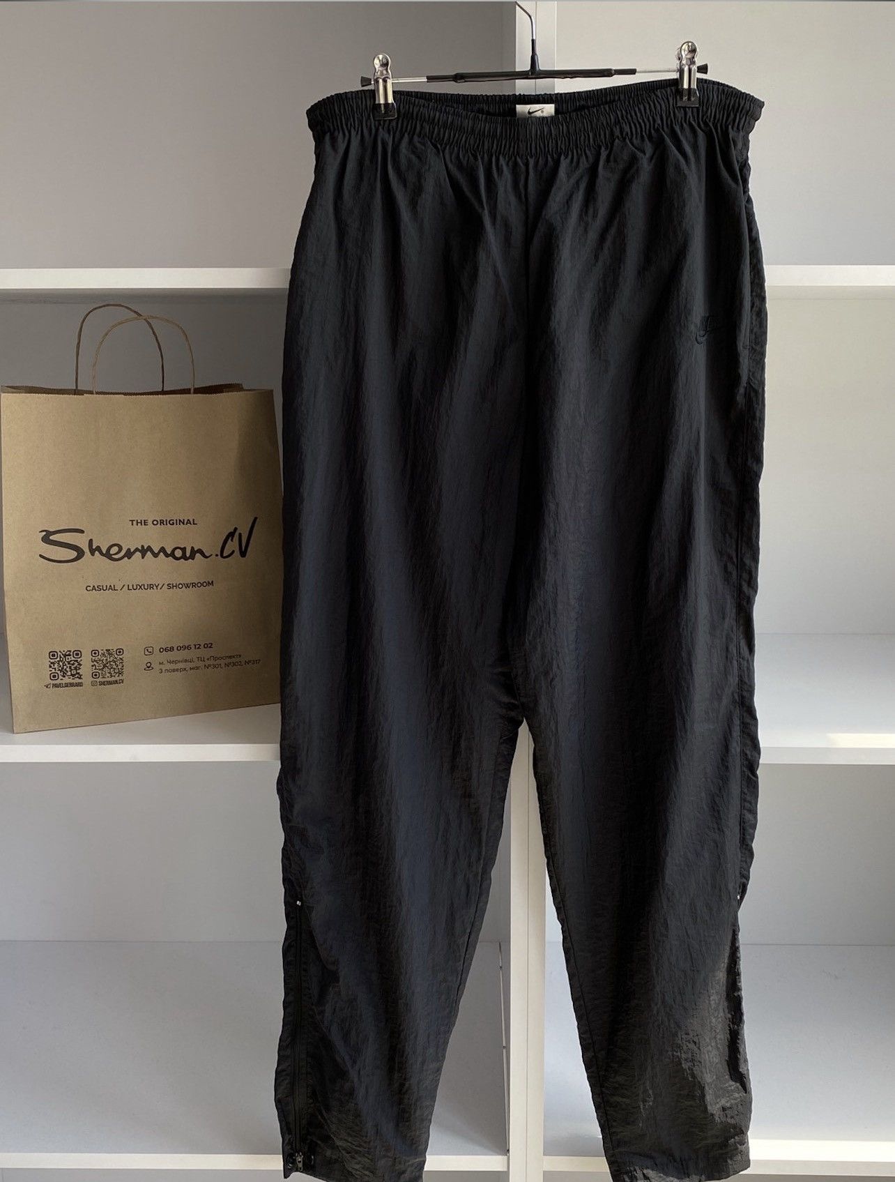 Nike × Vintage Vintage Nylon Nike drill pants Size US 32 / EU 48 - 2 Thumbnail