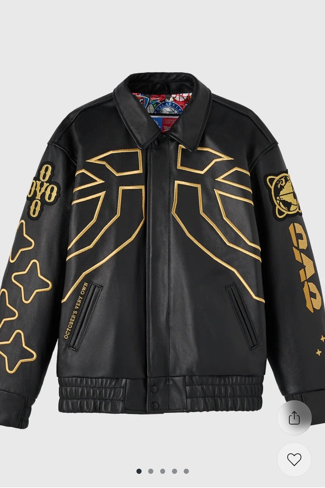 NBA × October's Very Own NBA ONE GAME INTERNATIONAL VARSITY JACKET Size US M / EU 48-50 / 2 - 10 Thumbnail