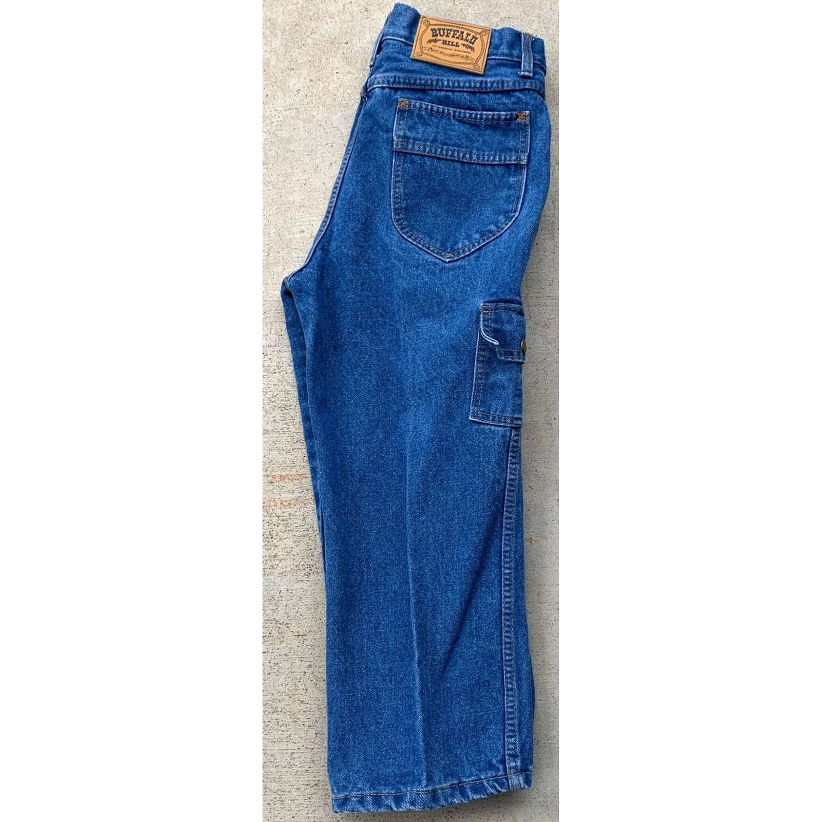 Vintage Buffalo Bill Side Pocket Jeans Buffalo Bill The Legendary Jeans Maker 31” Waist Jeans Capri Women 31 Blue Denim 21in Inseam Pockets Zip Size 24" / US 00 / IT 34 - 3 Thumbnail