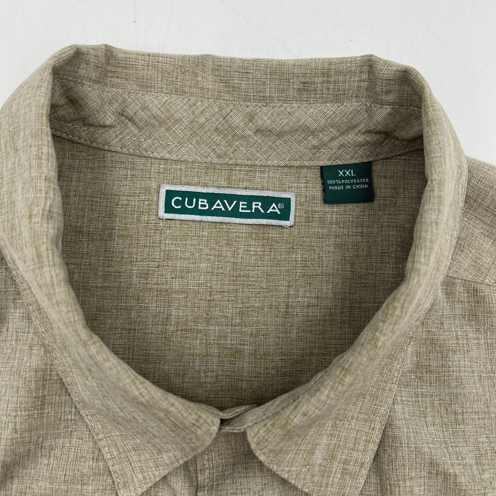 Cubavera Cubavera Short Sleeve Shirt Woven Top Guayabera Size US XL / EU 56 / 4 - 3 Thumbnail