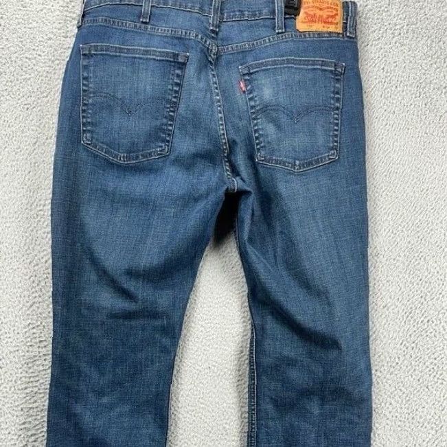 Levi's Levi's 514 Jeans Mens 38X30 Blue Slim Straight 5 Pockets Denim Pants Regular Inseam 30 Size US 38 / EU 54 - 2 Thumbnail