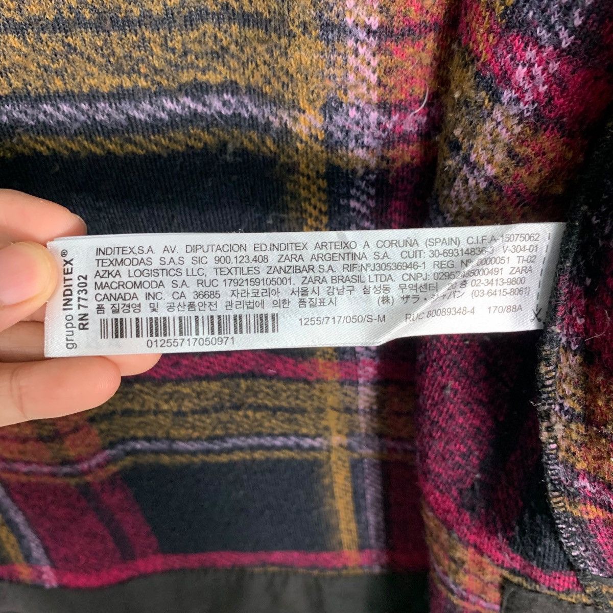 Zara ZARA Checked Tartan Flannel Jacket Size S-M #0612-C28 Size S / US 4 / IT 40 - 14 Thumbnail