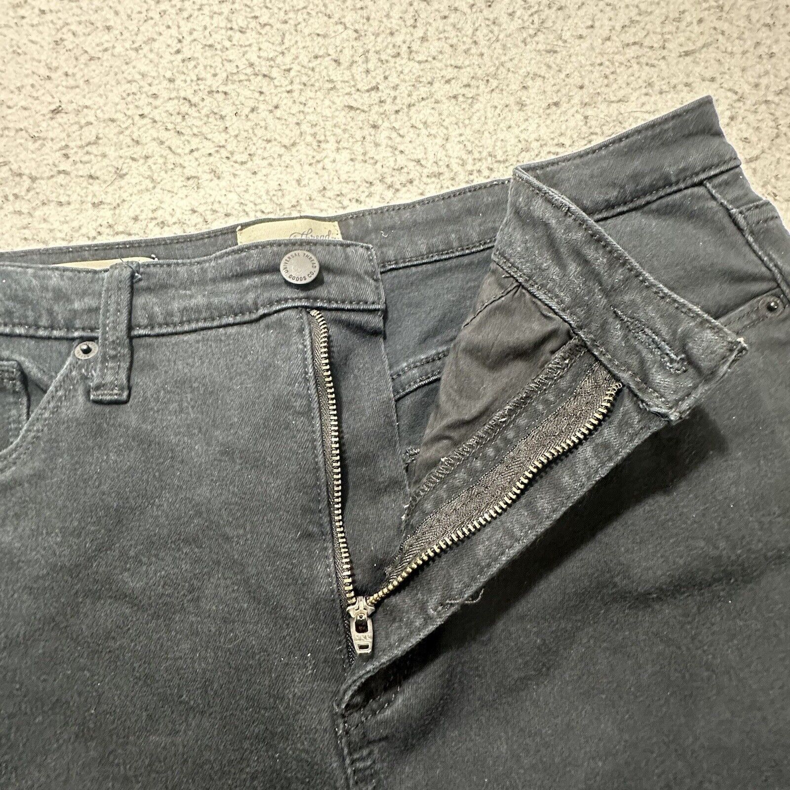 Other Universal Thread 14 Regular Black Straight Leg Jeans (36x27) Size 36" / US 14 / IT 50 - 3 Thumbnail
