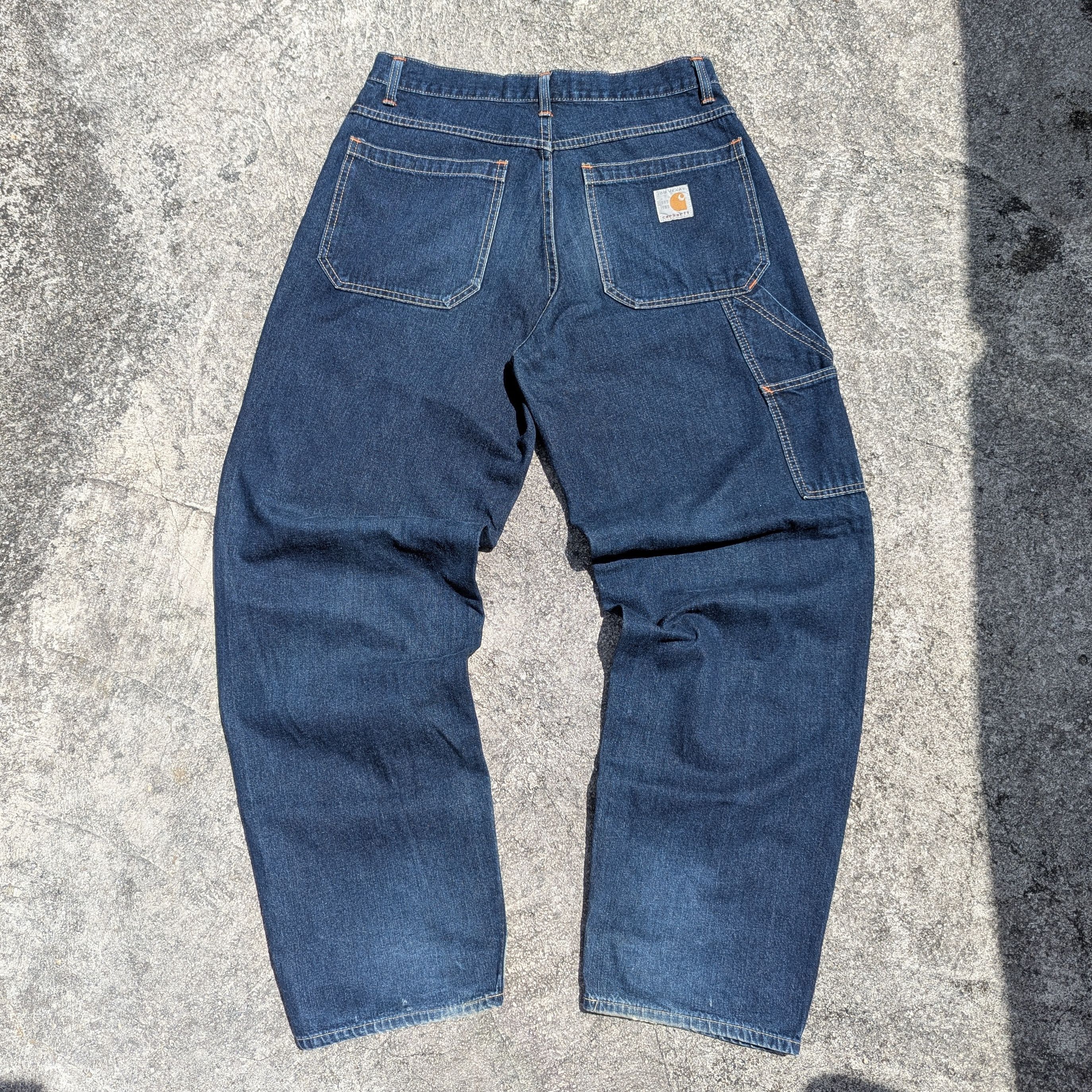 Carhartt × Carhartt Wip × Vintage Vintage Carhartt 100 Years Anniversary Carpenter denim pants Size US 32 / EU 48 - 1 Thumbnail