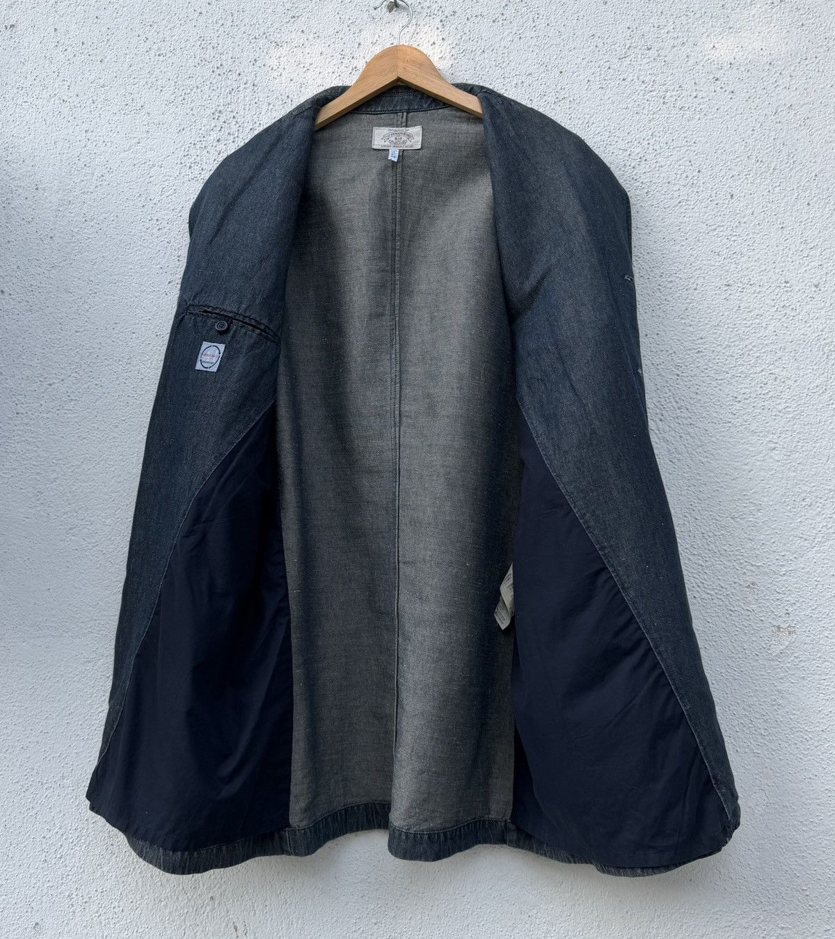 Giorgio Armani Vintage Armani Jeans Denim Blazer Dark Wash Made In Italy Size US L / EU 52-54 / 3 - 9 Thumbnail