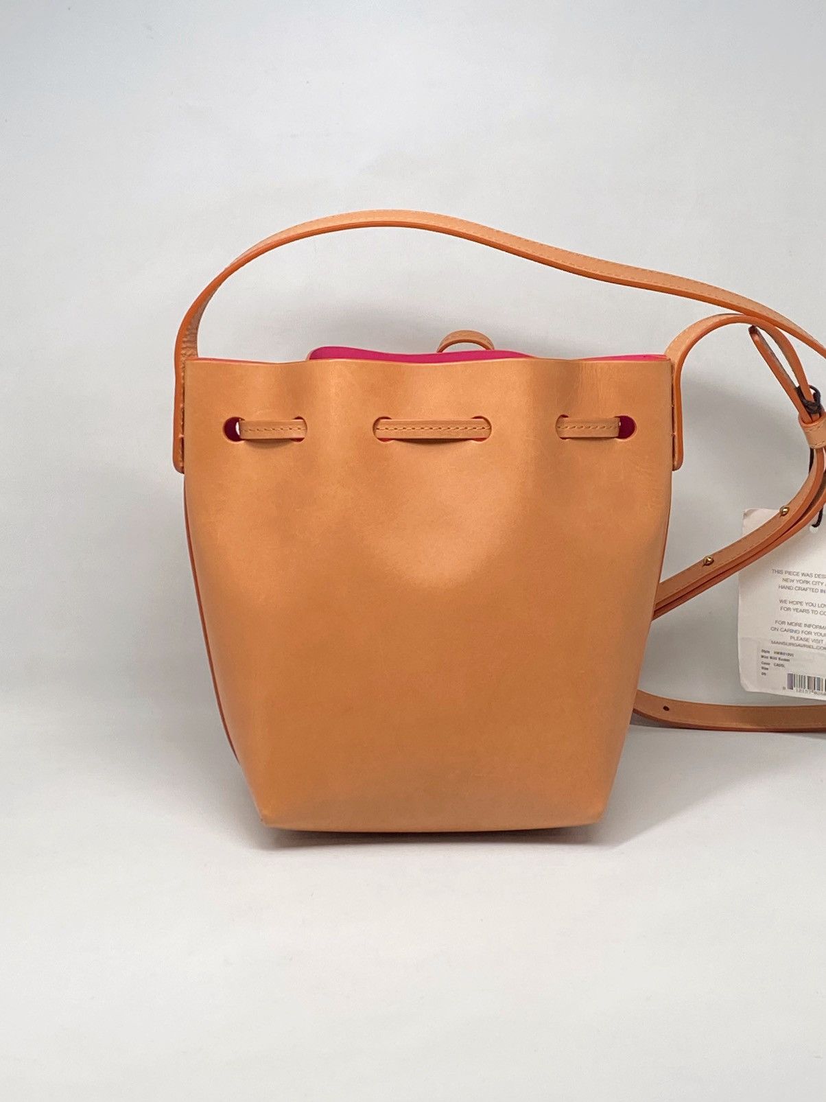 Mansur Gavriel Mansur Gavriel Mini Mini Leather Bucket Bag Size ONE SIZE - 9 Thumbnail