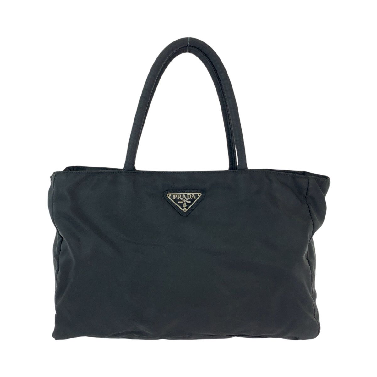 Prada Prada Prada Nylon Tessuto Logo Tote Bag Canvas Tote Bag 408568 in Very Good Condition Size ONE SIZE - 1 Thumbnail