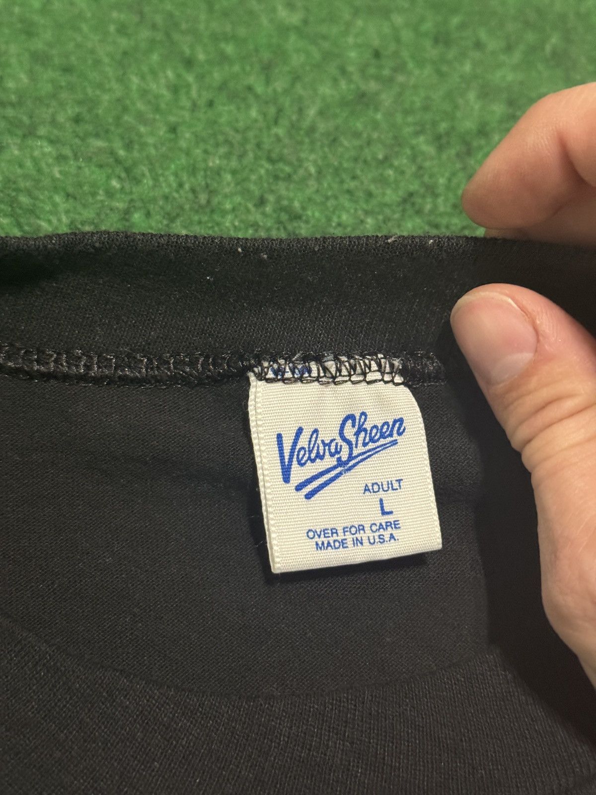 Vintage Eagle Print Vintage Velva Sheen 90s M/L 20x28 T Shirt Size US L / EU 52-54 / 3 - 3 Thumbnail