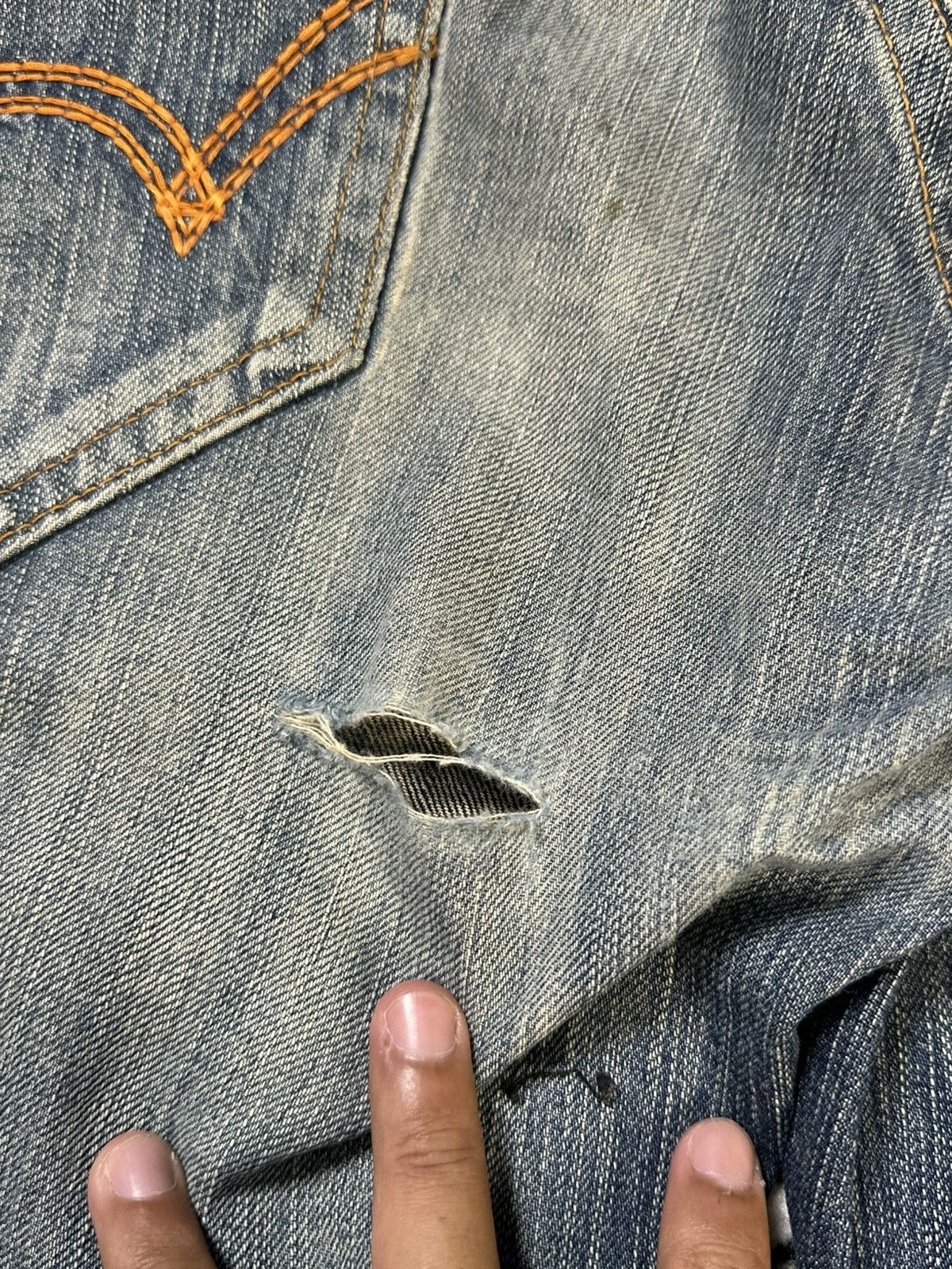 Undercover × Uniqlo 2000s Edwin XV Bobcut Navajo Denim Size US 32 / EU 48 - 13 Thumbnail