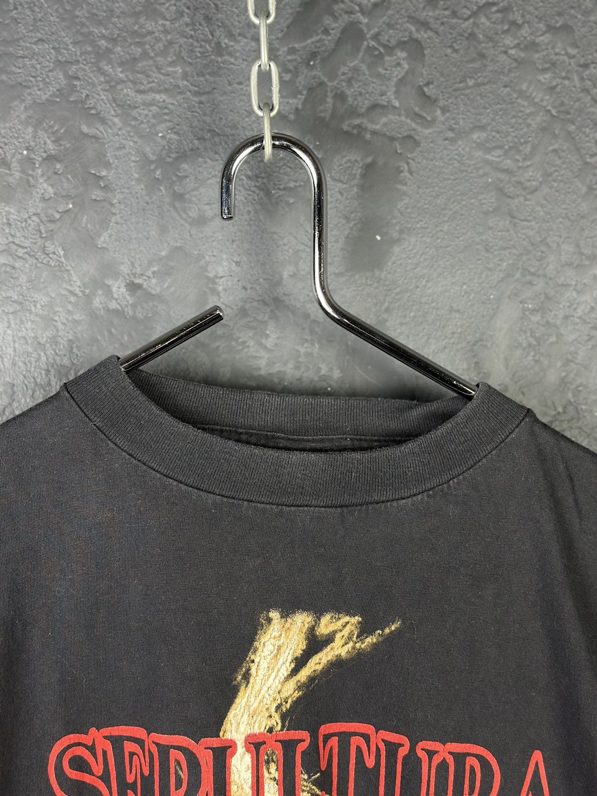 Band Tees Vintage rare Sepultura 1992 European Tour t-shirt Size US M / EU 48-50 / 2 - 6 Thumbnail