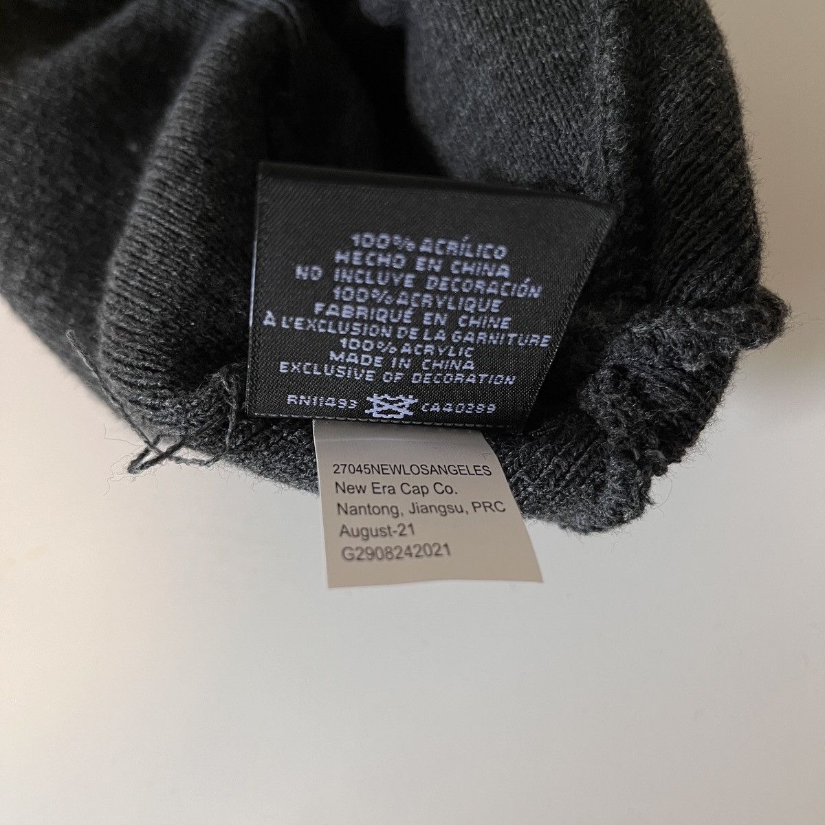 Supreme Supreme New Era Box Logo Beanie Charcoal New Size ONE SIZE - 3 Thumbnail